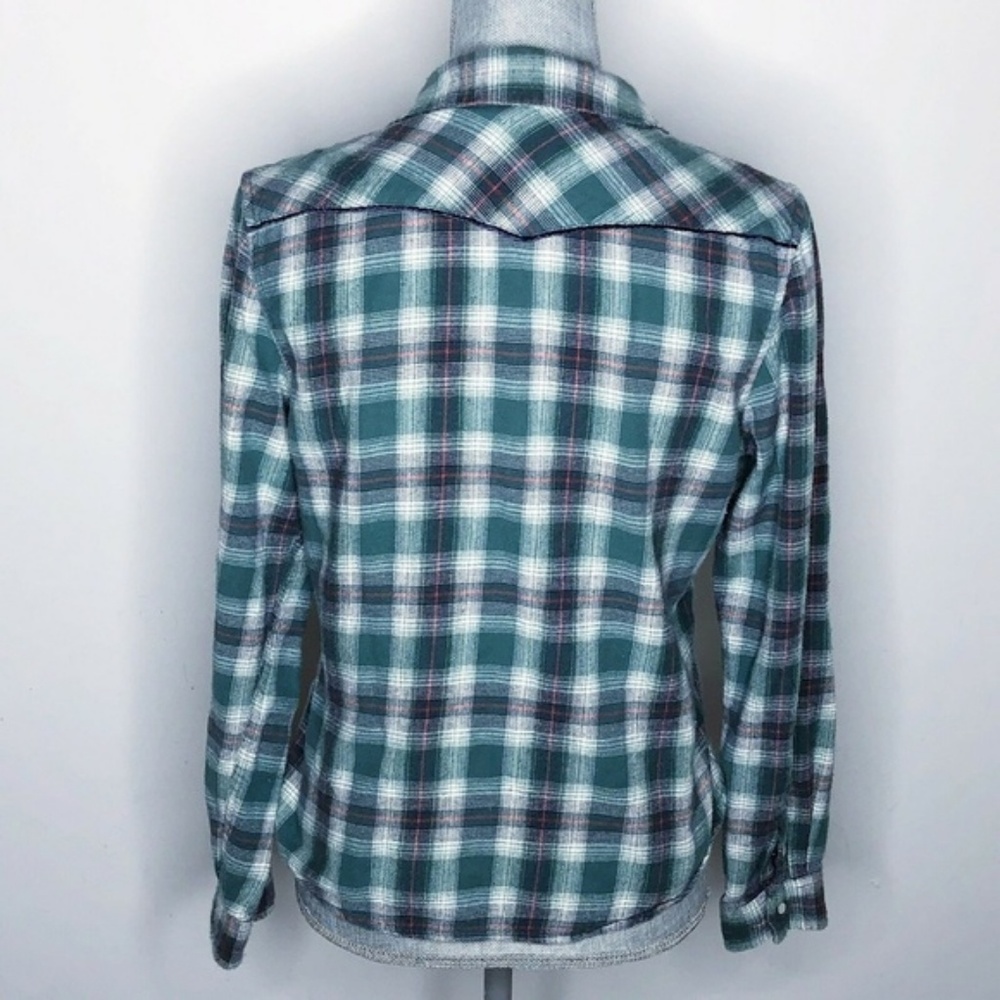 Mossimo Target Button Down Plaid (Q08) - image 5